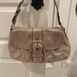 Coach Champagne shimmery Hobo